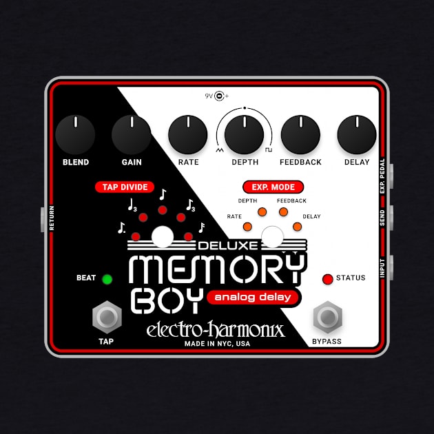 Memory Boy Guitar FX Pedal by nostrobe